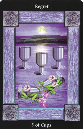 Cups-Water-5ofCups-CelticTarot