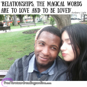 Relationships the magical words to love