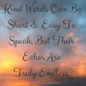 Kind Words Can Be Short & Easy To Speak,